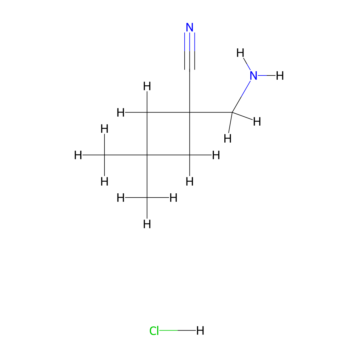 1-(Aminomethyl)-3,3-dimethylcyclobutane-1-carbonitrile hydrochloride molecular structure, CAS 2913280-08-5