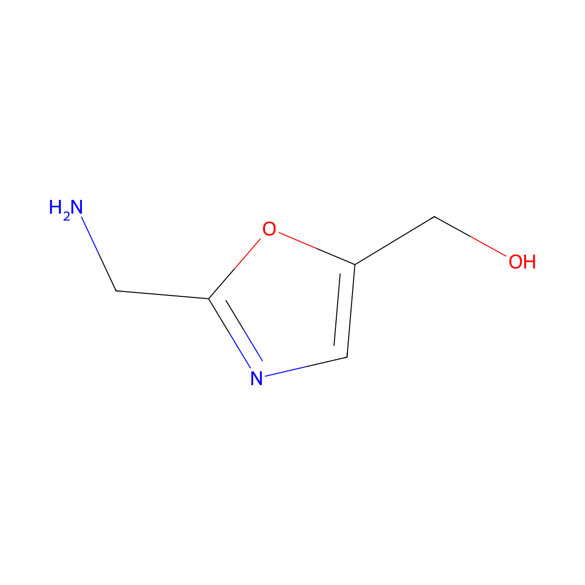 [2-(Aminomethyl)-1,3-oxazol-5-yl]methanol molecular structure, CAS 2913280-72-3