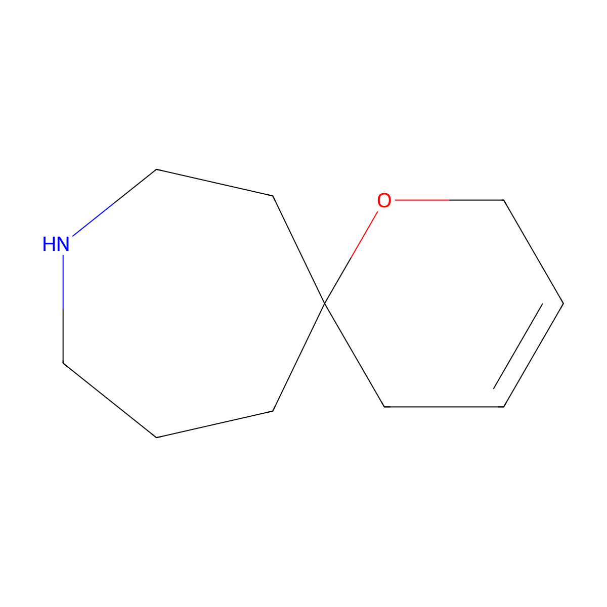 1-Oxa-9-azaspiro[5.6]dodec-3-ene molecular structure, CAS 2913280-80-3
