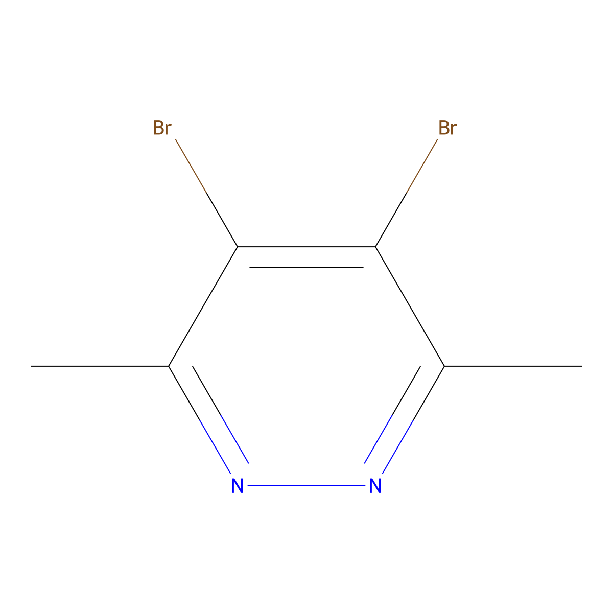 4,5-Dibromo-3,6-dimethylpyridazine molecular structure, CAS 2913281-00-0