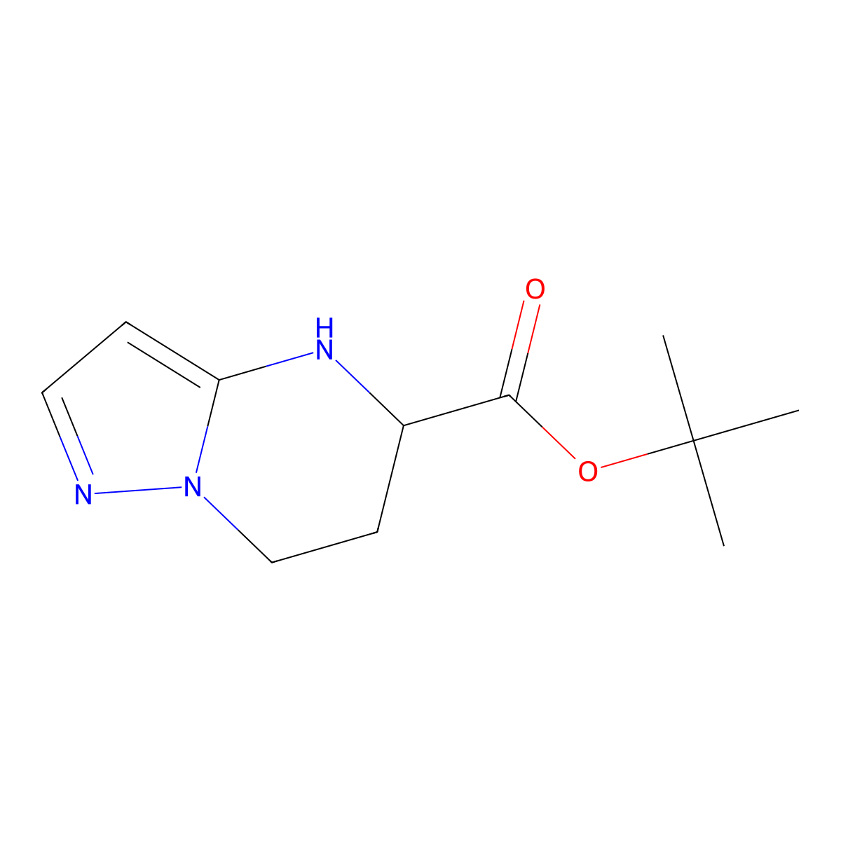 tert-butyl 4H,5H,6H,7H-pyrazolo[1,5-a]pyrimidine-5-carboxylate molecular structure, CAS 2913339-84-9