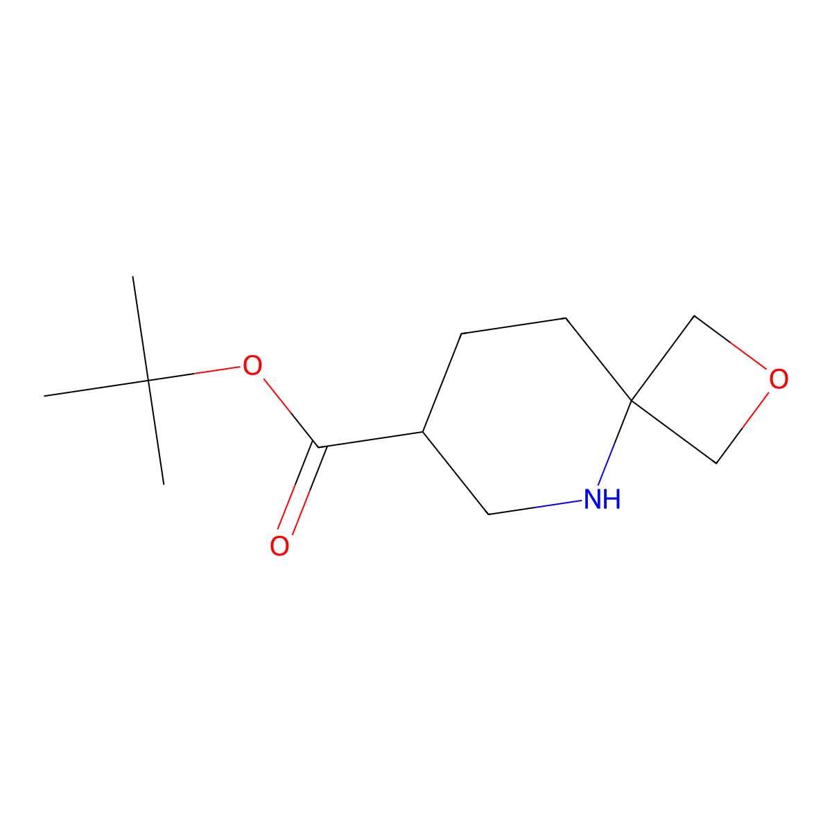 Tert-butyl 2-oxa-5-azaspiro[3.5]nonane-7-carboxylate molecular structure, CAS 2913405-53-3