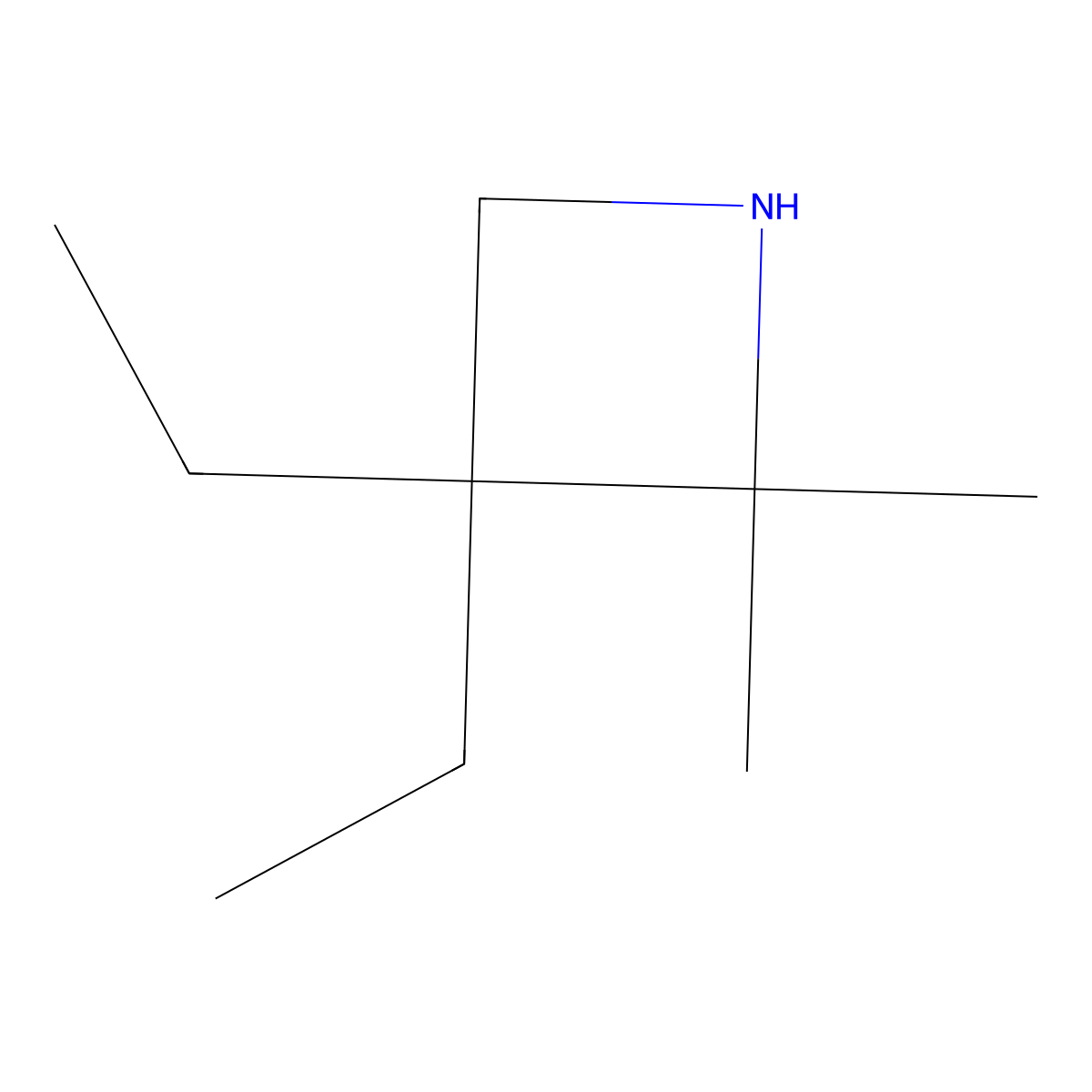 3,3-Diethyl-2,2-dimethylazetidine molecular structure, CAS 2913408-12-3