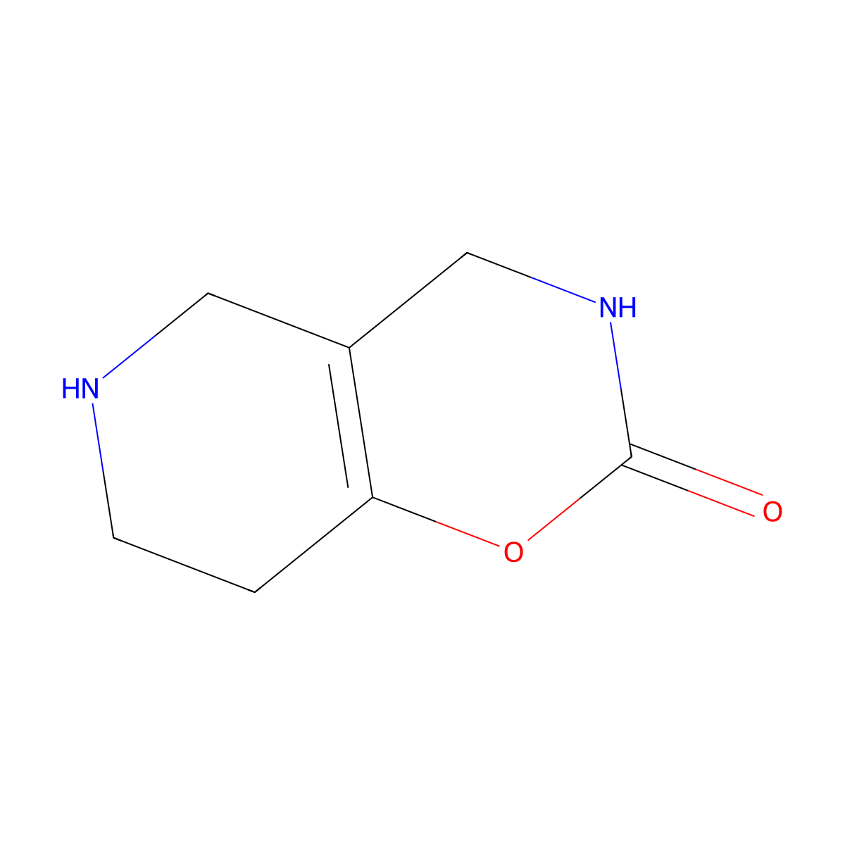 2H,3H,4H,5H,6H,7H,8H-pyrido[3,4-e][1,3]oxazin-2-one molecular structure, CAS 2913409-51-3