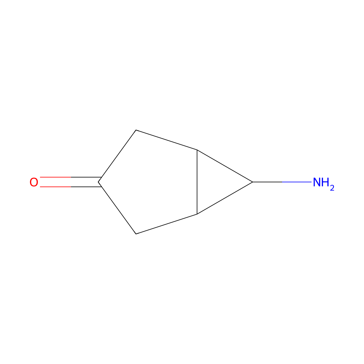 6-Aminobicyclo[3.1.0]hexan-3-one molecular structure, CAS 2913415-27-5