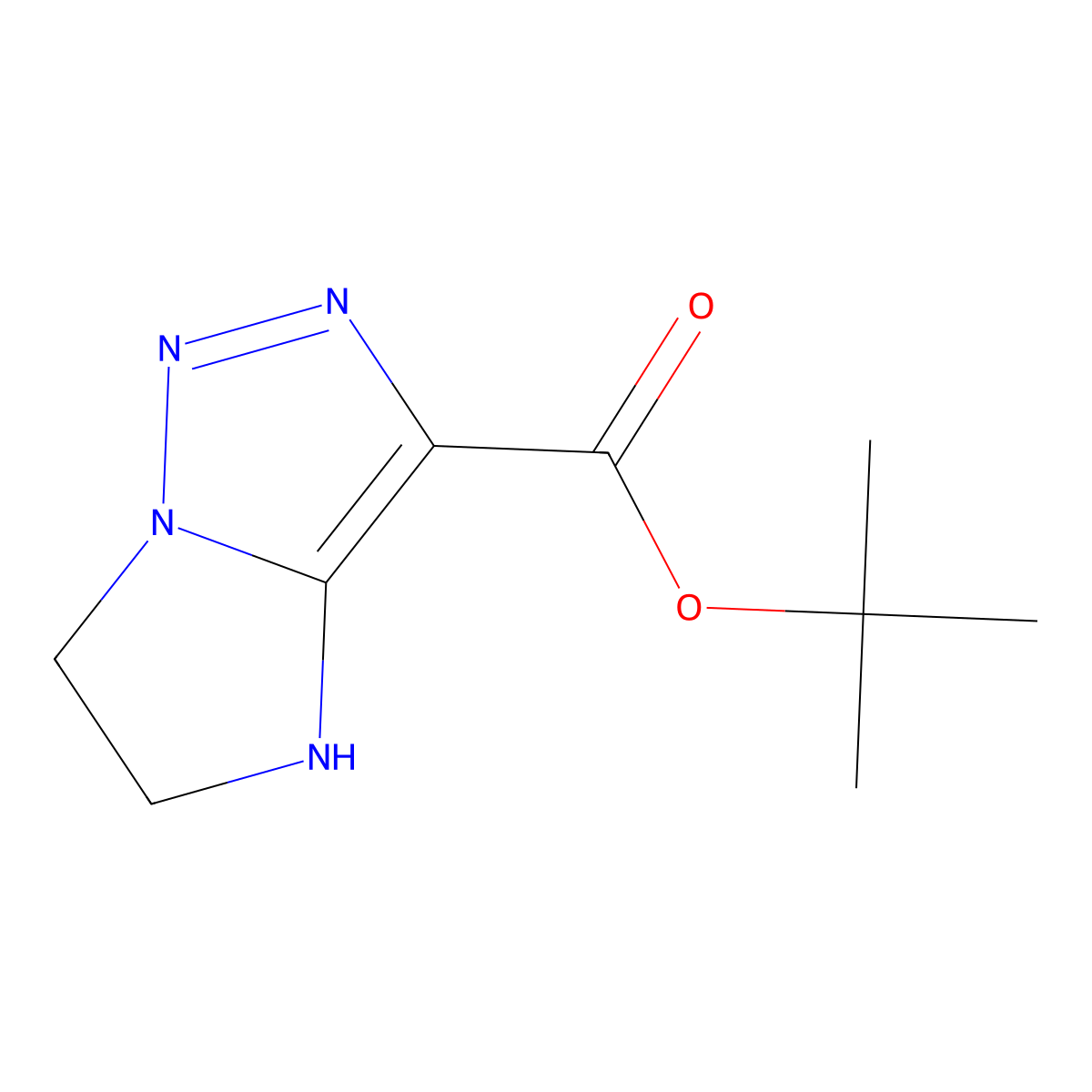 tert-butyl 4H,5H,6H-imidazo[1,2-c][1,2,3]triazole-3-carboxylate molecular structure, CAS 2913419-17-5