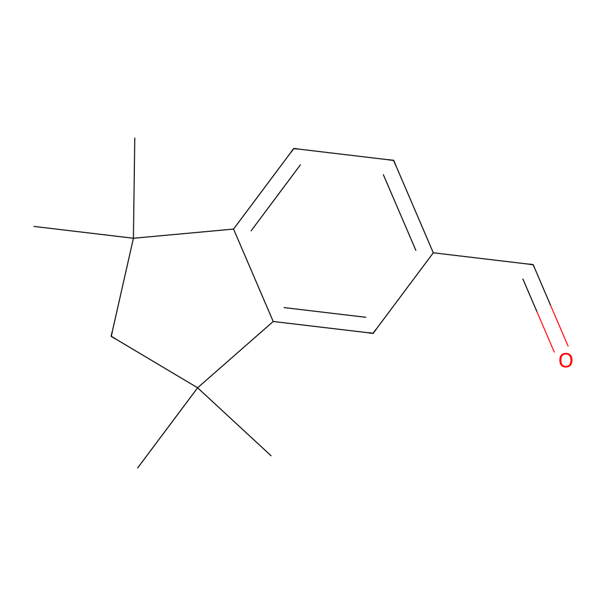 1,1,3,3-tetramethyl-2,3-dihydro-1H-indene-5-carbaldehyde molecular structure, CAS 2913422-88-3