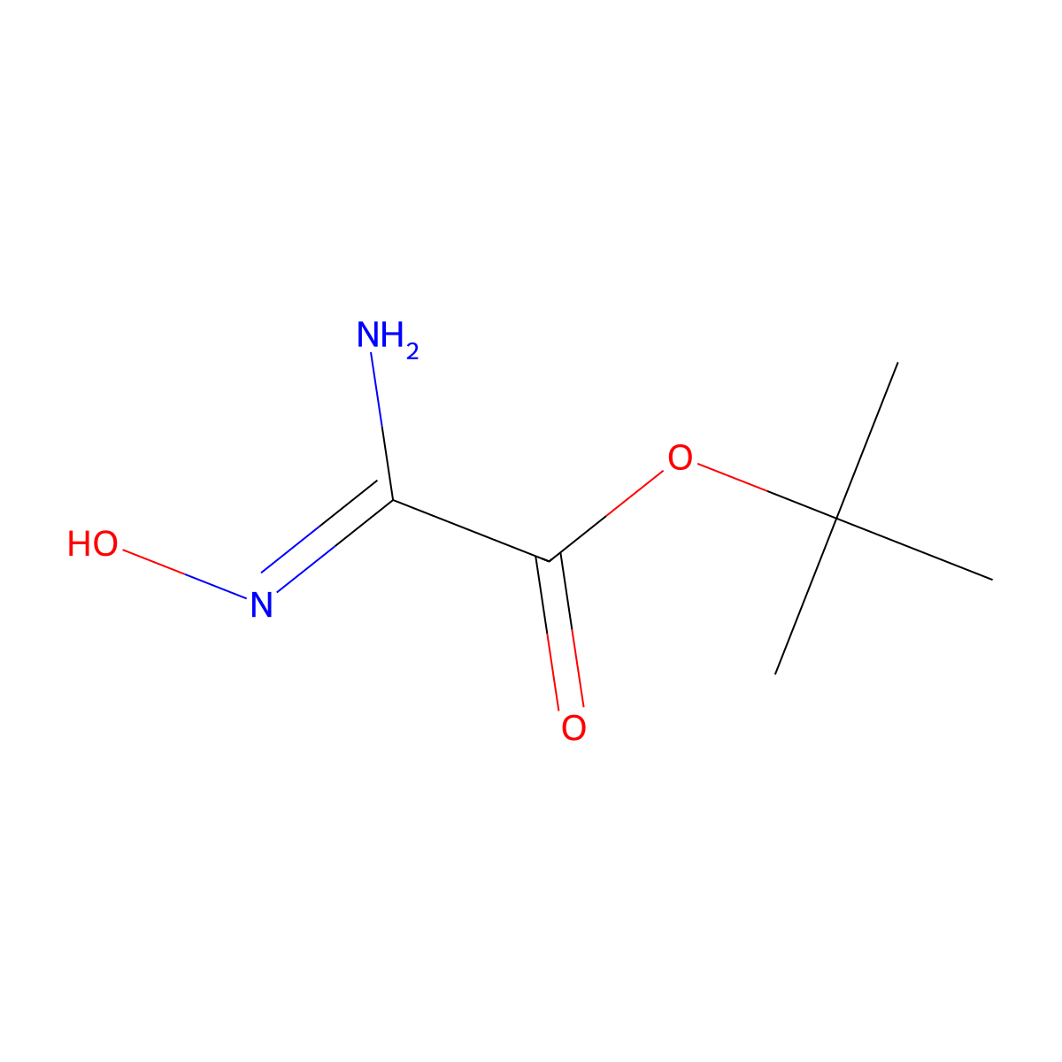 tert-butyl (N'-hydroxycarbamimidoyl)formate molecular structure, CAS 2913587-19-4
