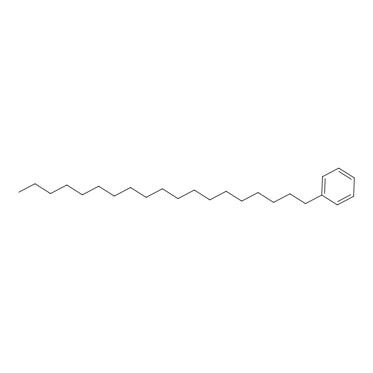 Nonadecylbenzene molecular structure, CAS 29136-19-4