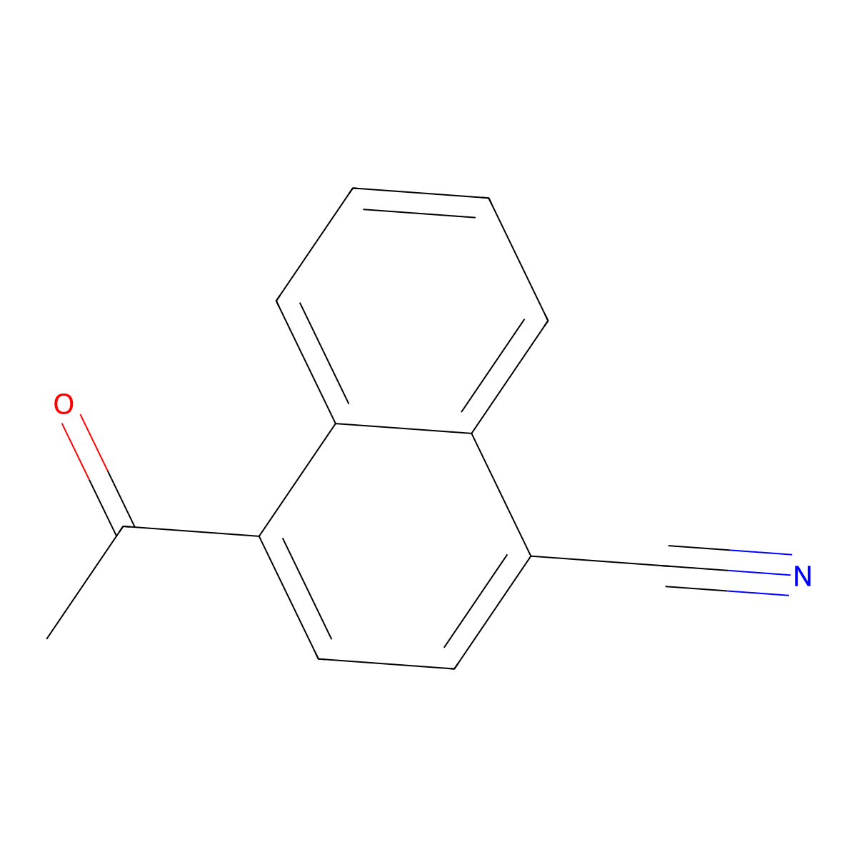4-Acetyl-1-naphthonitrile molecular structure, CAS 29139-00-2