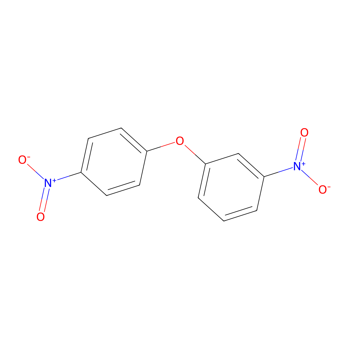 1-Nitro-3-(4-nitrophenoxy)benzene molecular structure, CAS 2914-72-9