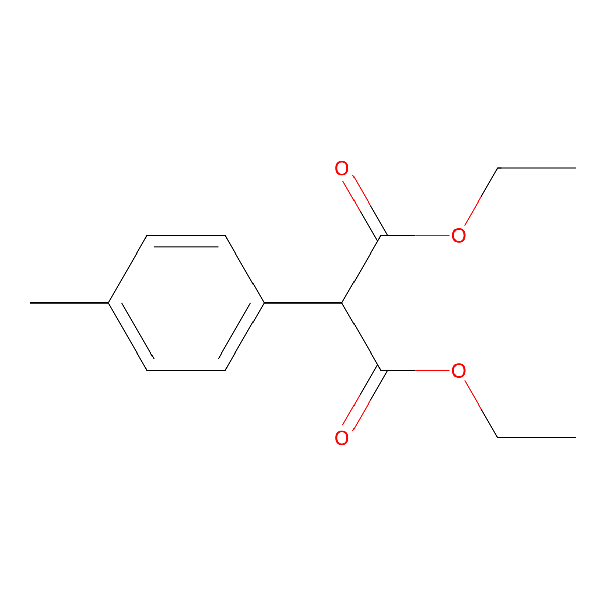 Diethyl 2-(p-tolyl)malonate molecular structure, CAS 29148-27-4