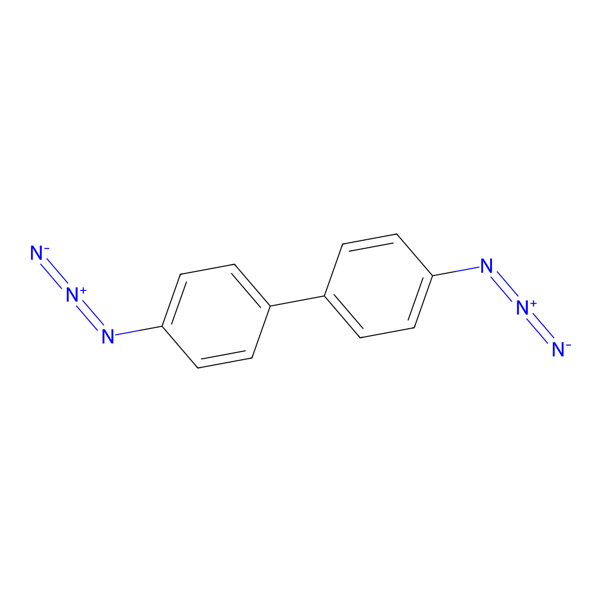 4,4'-Diazidodiphenyl molecular structure, CAS 2915-43-7