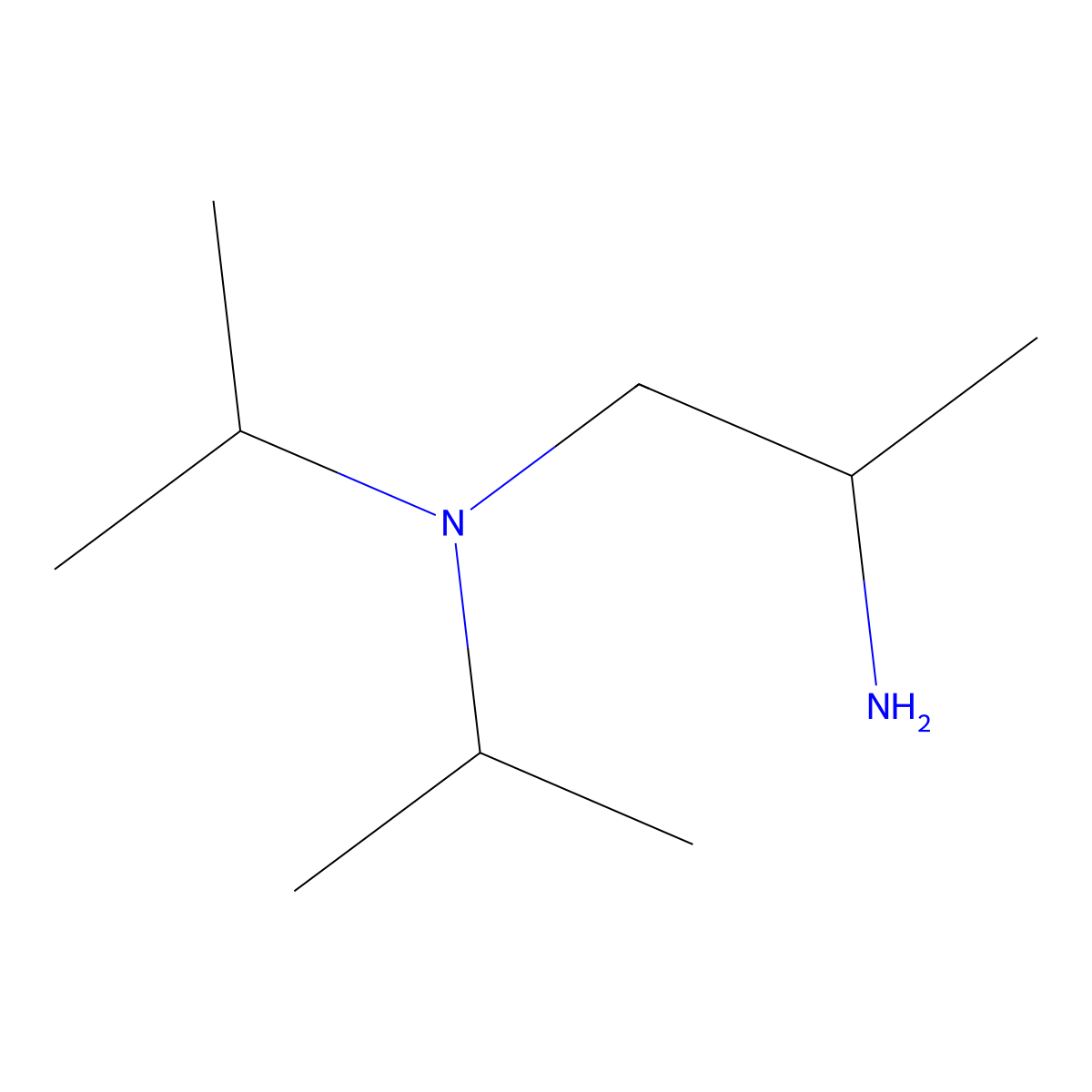 N,N-Diisopropyl-propane-1,2-diamine molecular structure, CAS 29151-48-2