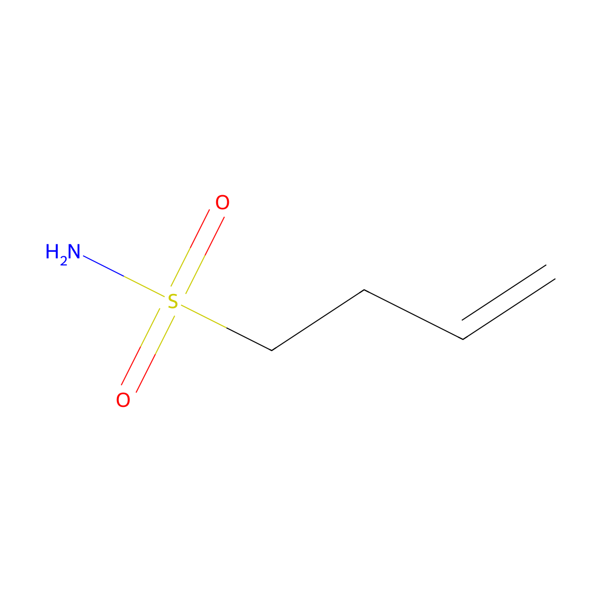 But-3-ene-1-sulfonamide molecular structure, CAS 291514-02-8