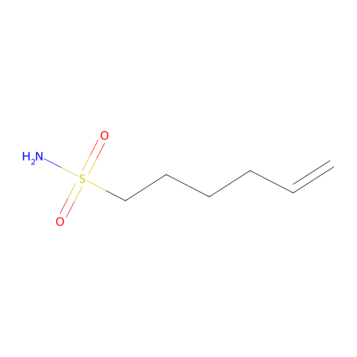 5-Hexene-1-sulfonamide molecular structure, CAS 291514-03-9