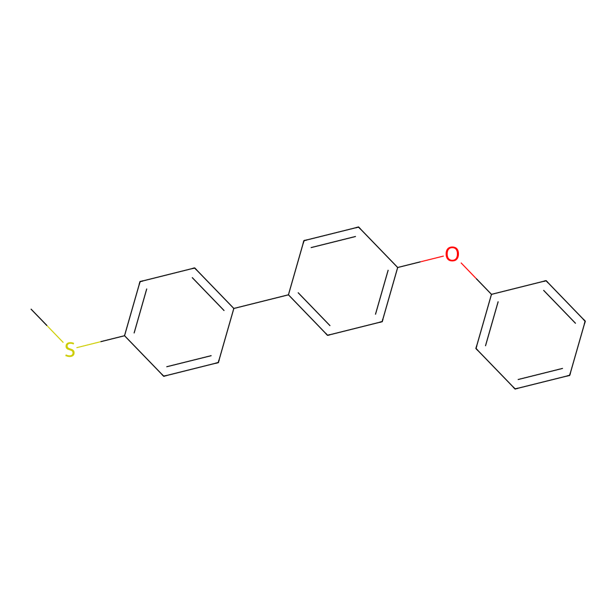 4-(Methylsulfanyl)-4'-phenoxy-1,1'-biphenyl molecular structure, CAS 291533-88-5