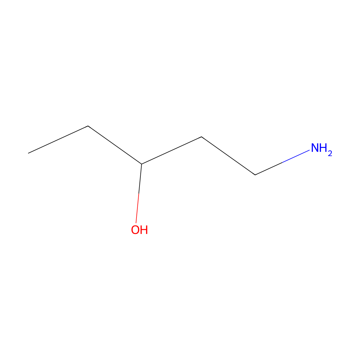 1-Aminopentan-3-ol molecular structure, CAS 291535-62-1