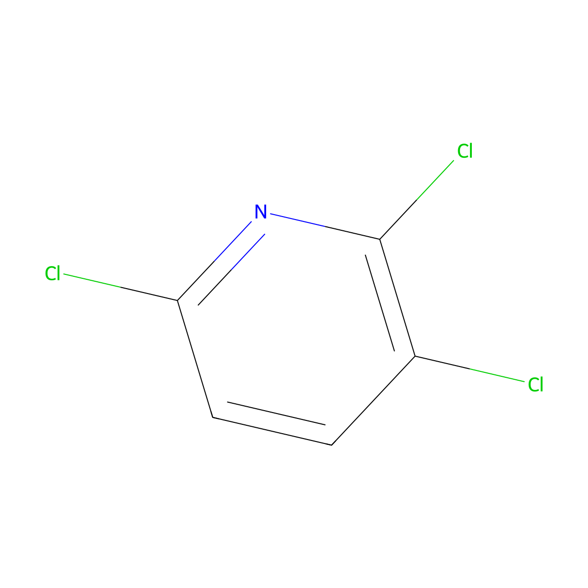 2,3,6-Trichloropyridine molecular structure, CAS 29154-14-1