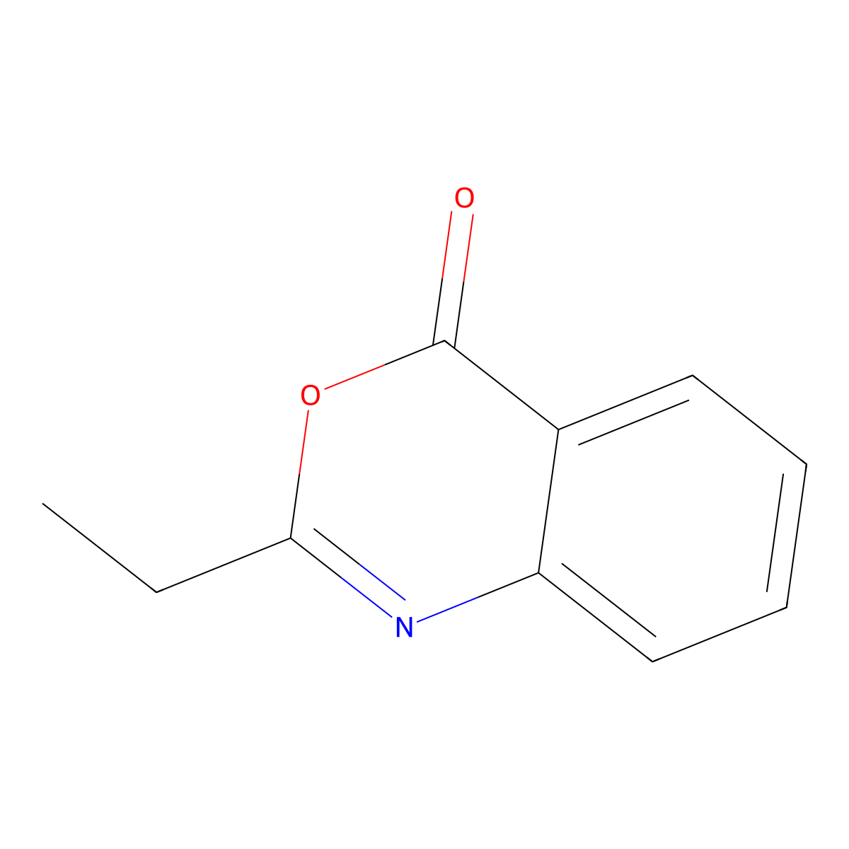 2-Ethyl-benzo[d][1,3]oxazin-4-one molecular structure, CAS 2916-09-8