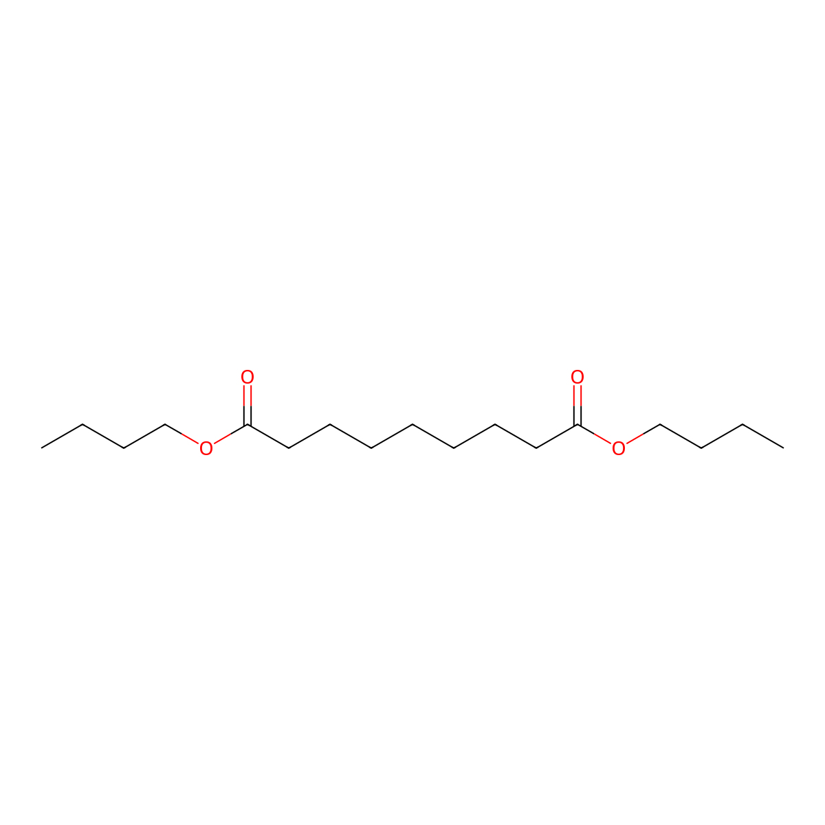 Dibutyl azelate molecular structure, CAS 2917-73-9