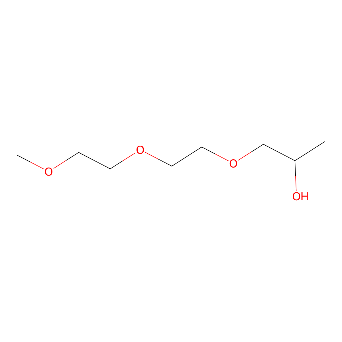 1-[2-(2-Methoxyethoxy)ethoxy]propan-2-ol molecular structure, CAS 29171-01-5