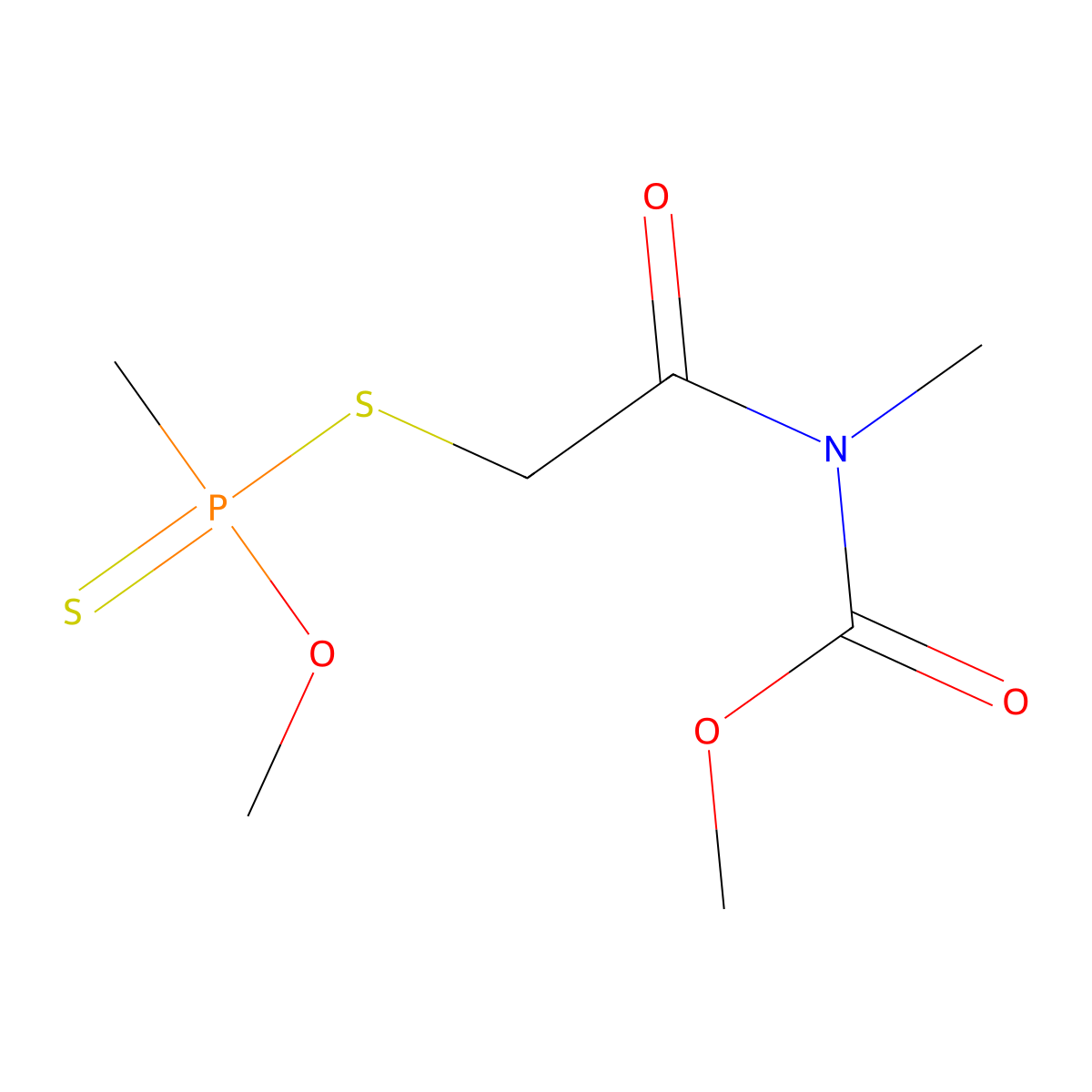 Mecarphon molecular structure, CAS 29173-31-7