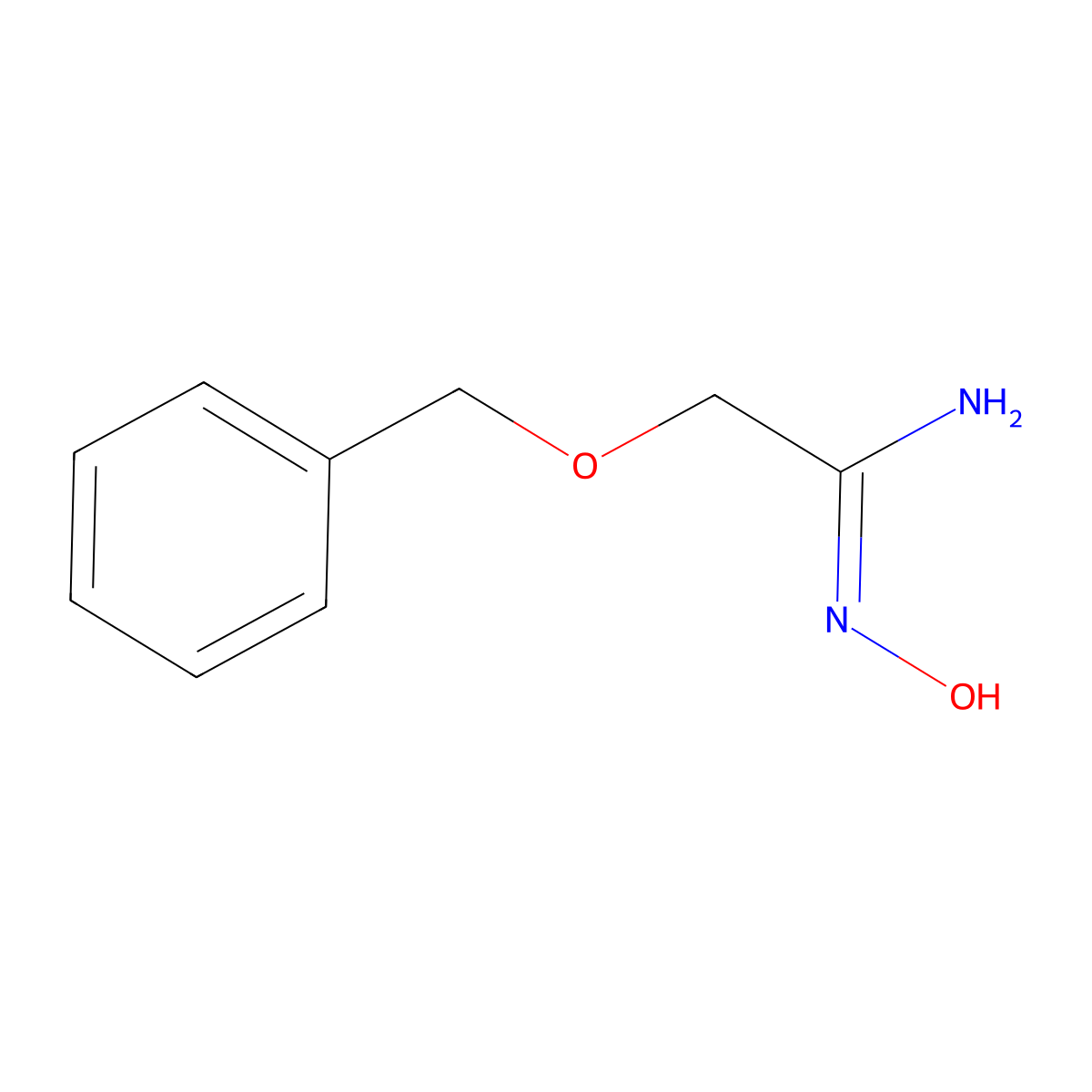 2-(benzyloxy)-N'-hydroxyethanimidamide molecular structure, CAS 291771-21-6