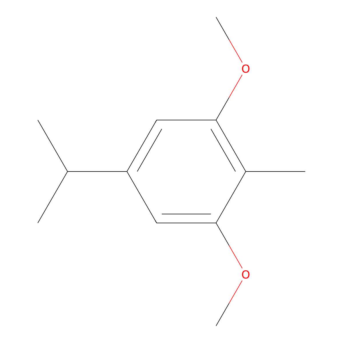 2,6-Dimethoxycymene molecular structure, CAS 291774-65-7