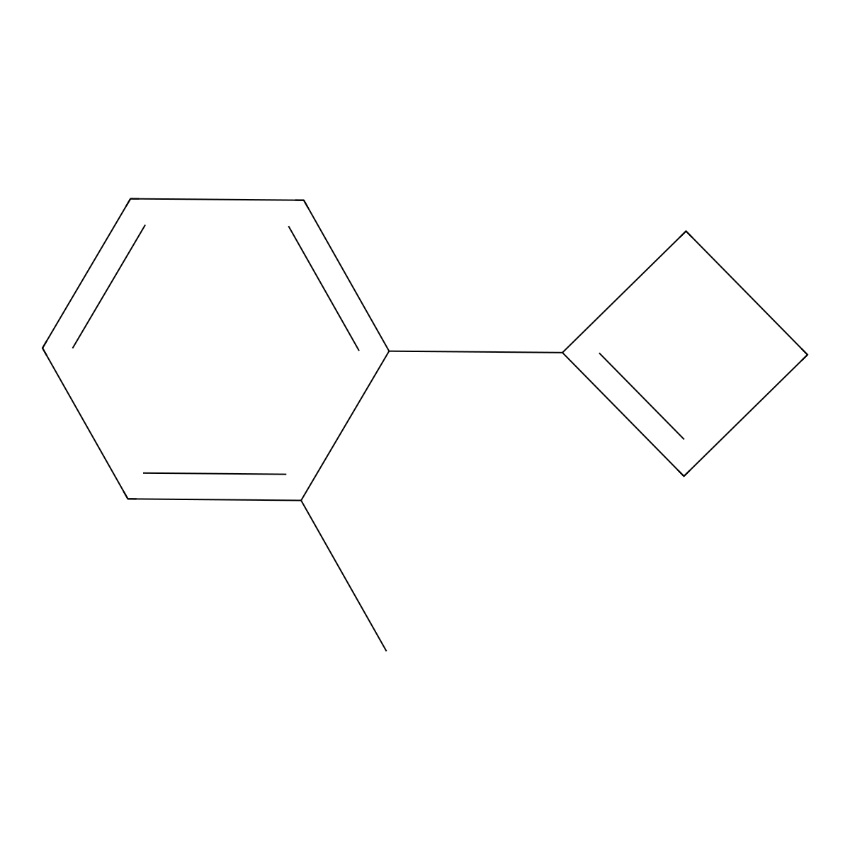 1-(Cyclobuten-1-yl)-2-methylbenzene molecular structure, CAS 291778-09-1