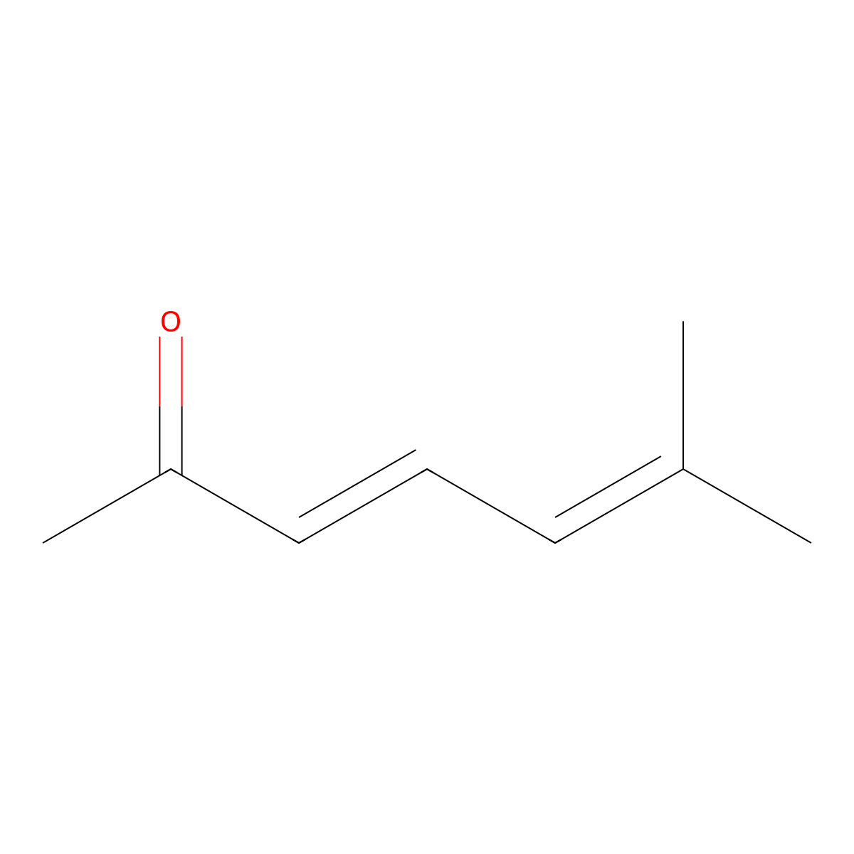 6-Methylhepta-3,5-dien-2-one molecular structure, CAS 29178-96-9