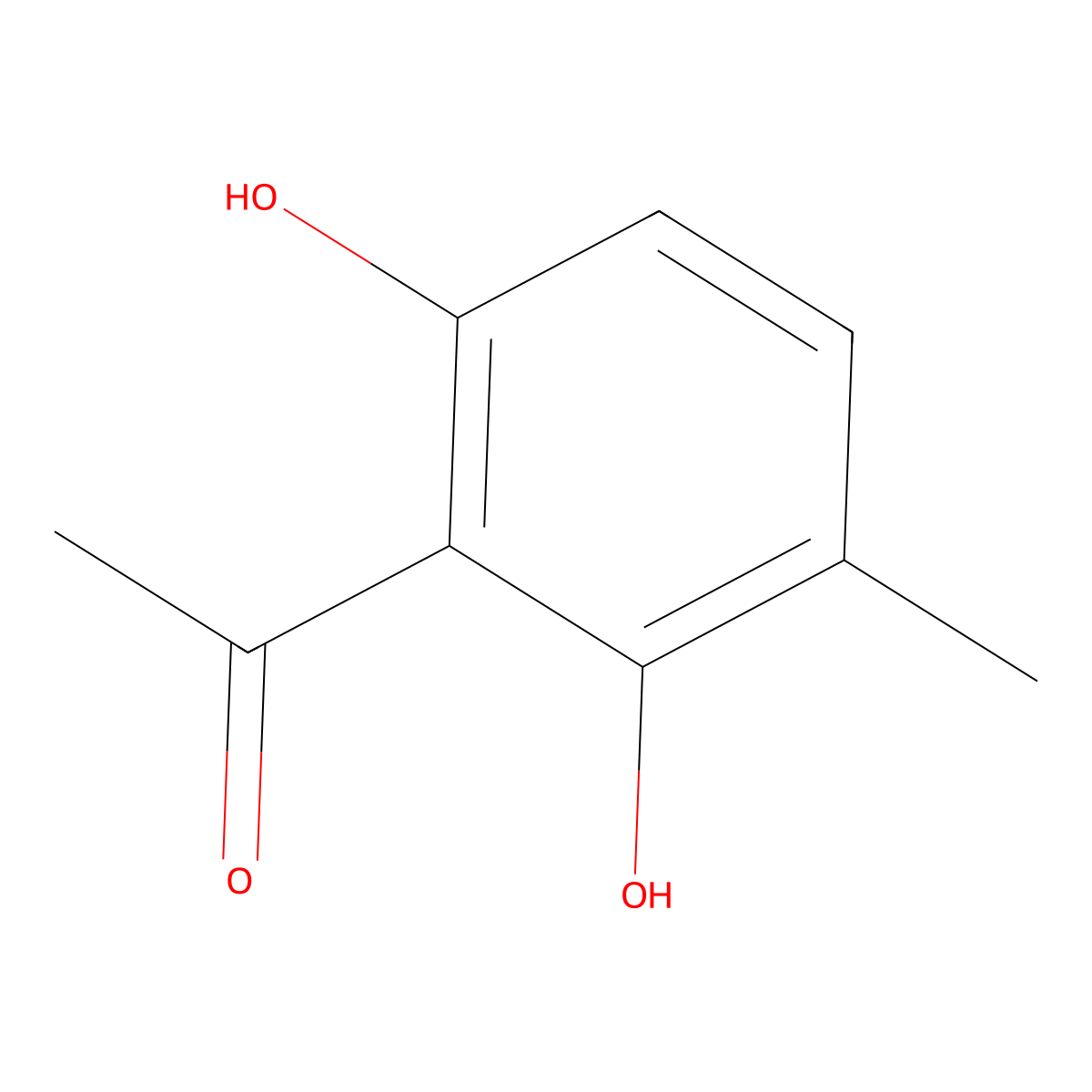 1-(2,6-Dihydroxy-3-methyl-phenyl)-ethanone molecular structure, CAS 29183-78-6