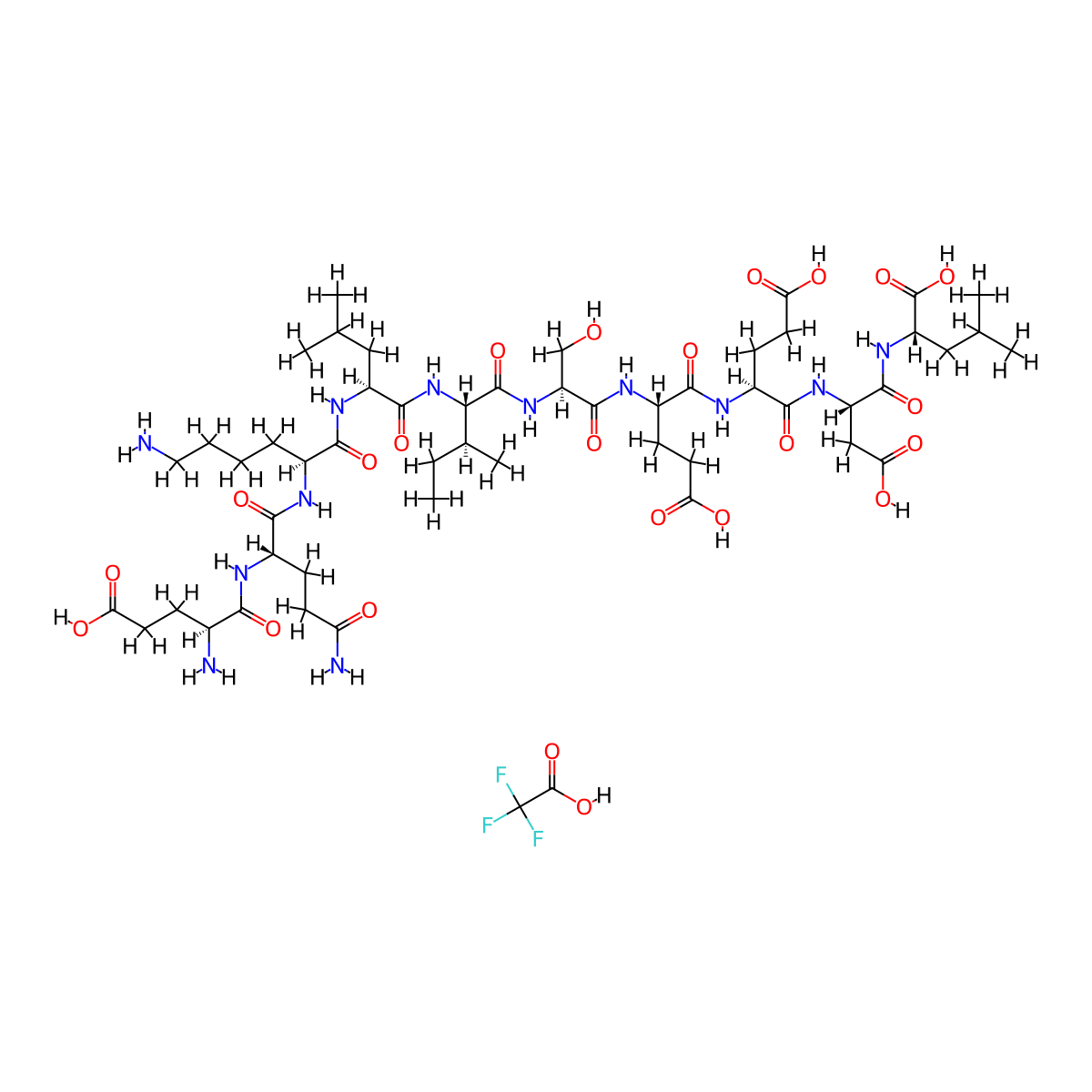 c-Myc Peptide Trifluoroacetate molecular structure, CAS 2918768-02-0