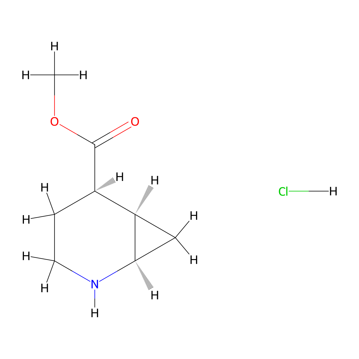 rac-methyl (1R,5R,6R)-2-azabicyclo[4.1.0]heptane-5-carboxylate hydrochloride molecular structure, CAS 2918775-34-3