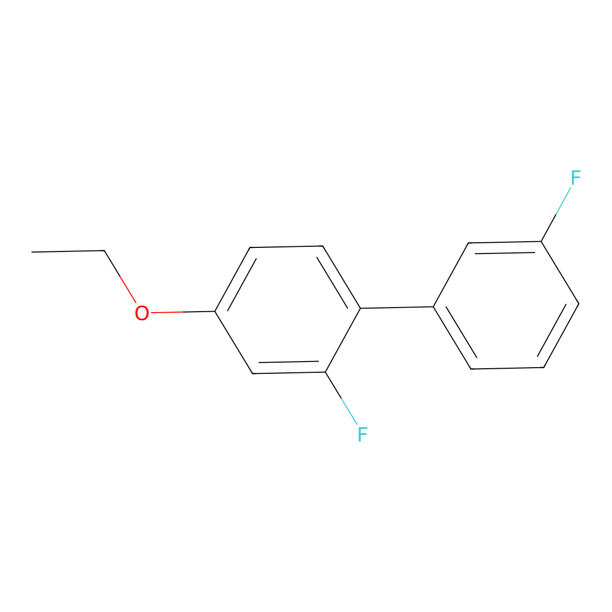 4-Ethoxy-2,3'-difluoro-1,1'-biphenyl molecular structure, CAS 2918828-60-9