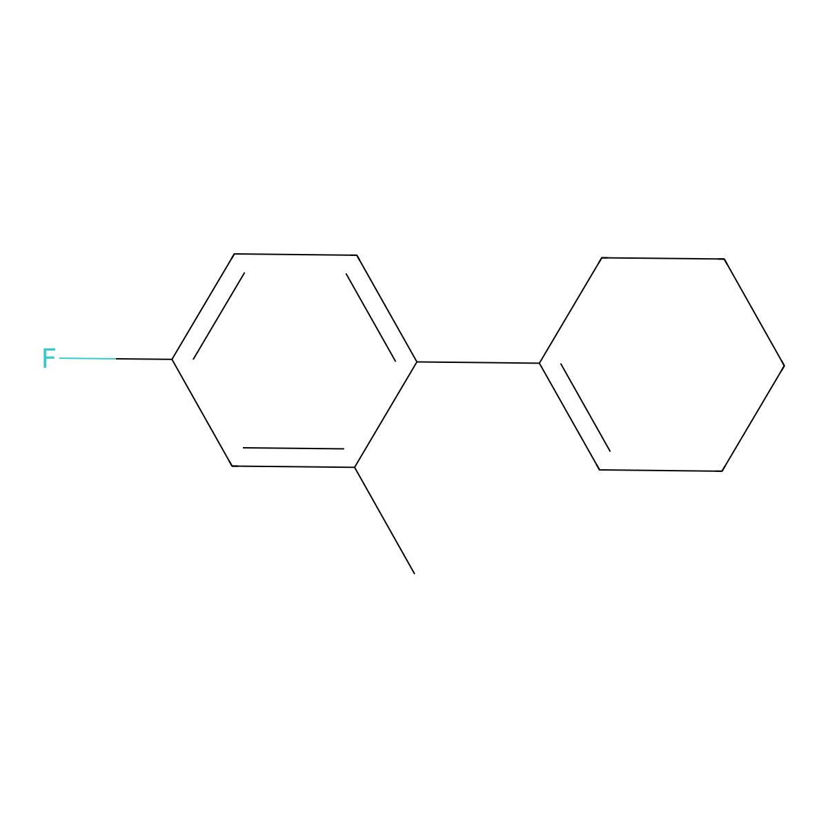 4'-Fluoro-2'-methyl-2,3,4,5-tetrahydro-1,1'-biphenyl molecular structure, CAS 2918831-18-0
