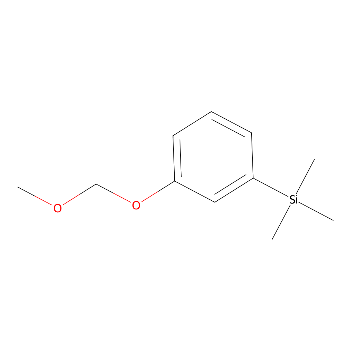 (3-(Methoxymethoxy)phenyl)trimethylsilane molecular structure, CAS 2918834-55-4
