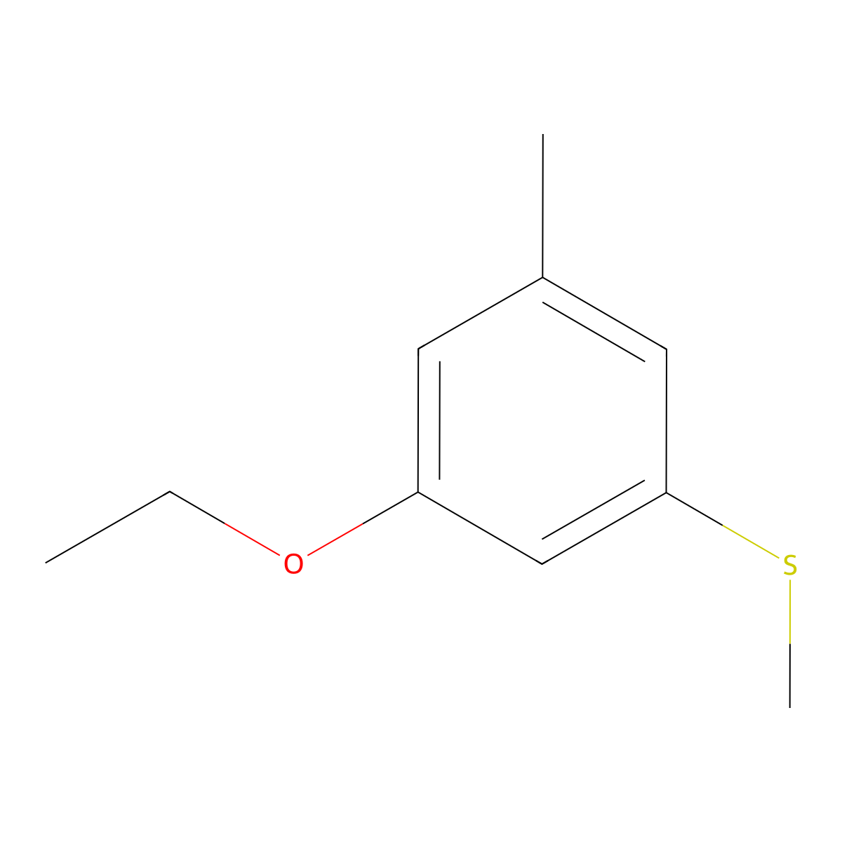 (3-Ethoxy-5-methylphenyl)(methyl)sulfane molecular structure, CAS 2918838-61-4