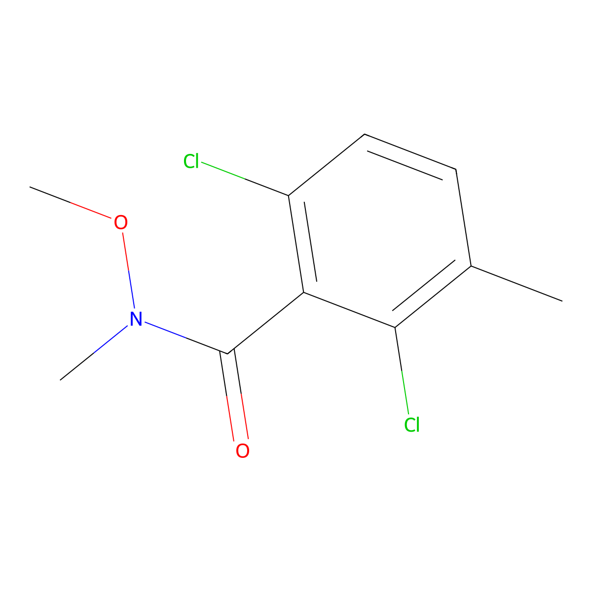 2,6-Dichloro-N-methoxy-N,3-dimethylbenZamide molecular structure, CAS 2918844-24-1