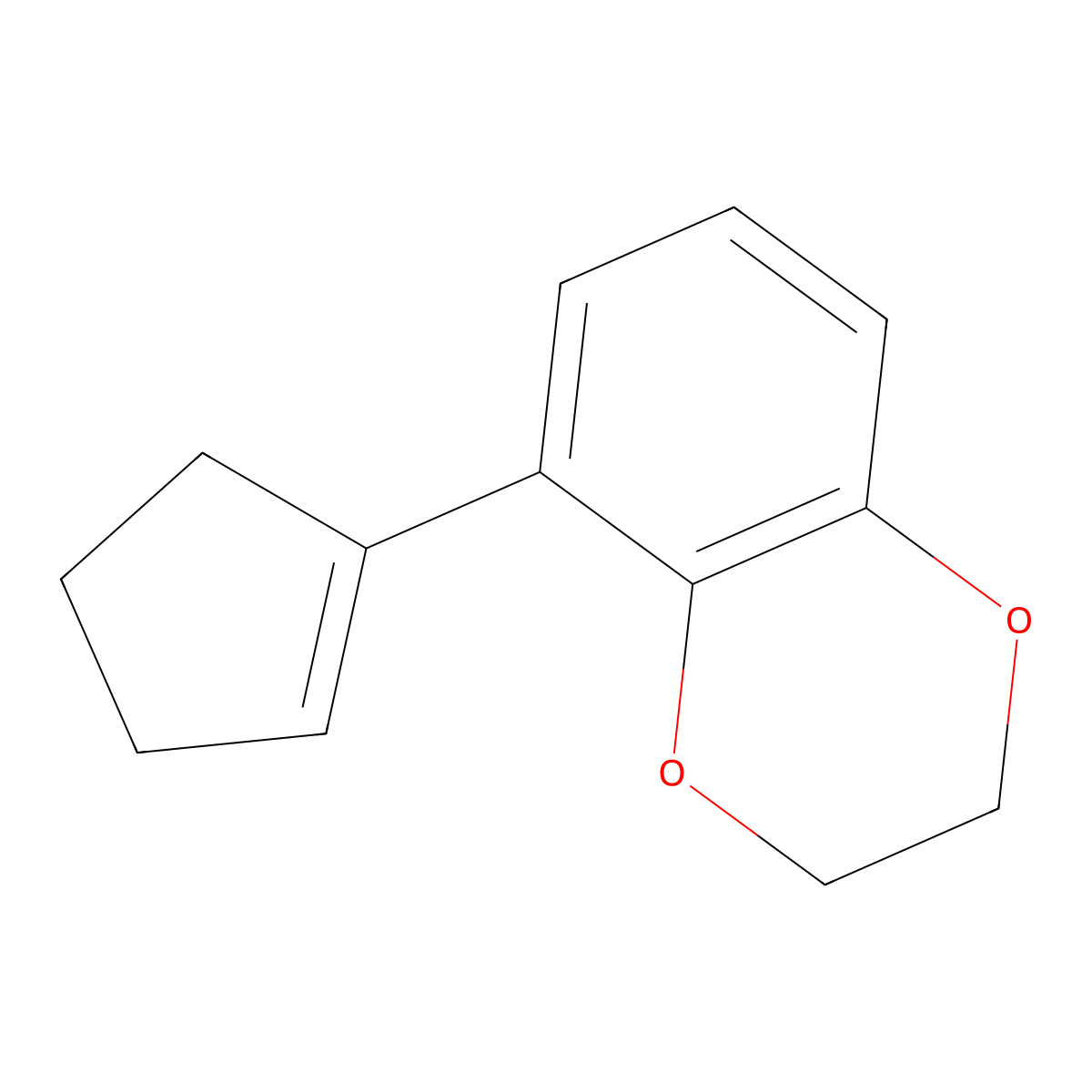 5-(Cyclopent-1-en-1-yl)-2,3-dihydrobenzo[b][1,4]dioxine molecular structure, CAS 2918851-79-1