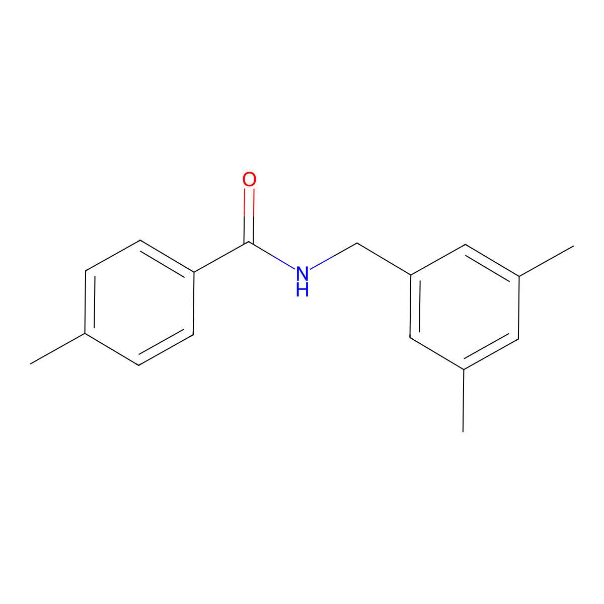 N-(3,5-DimethylbenZyl)-4-methylbenZamide molecular structure, CAS 2918855-39-5