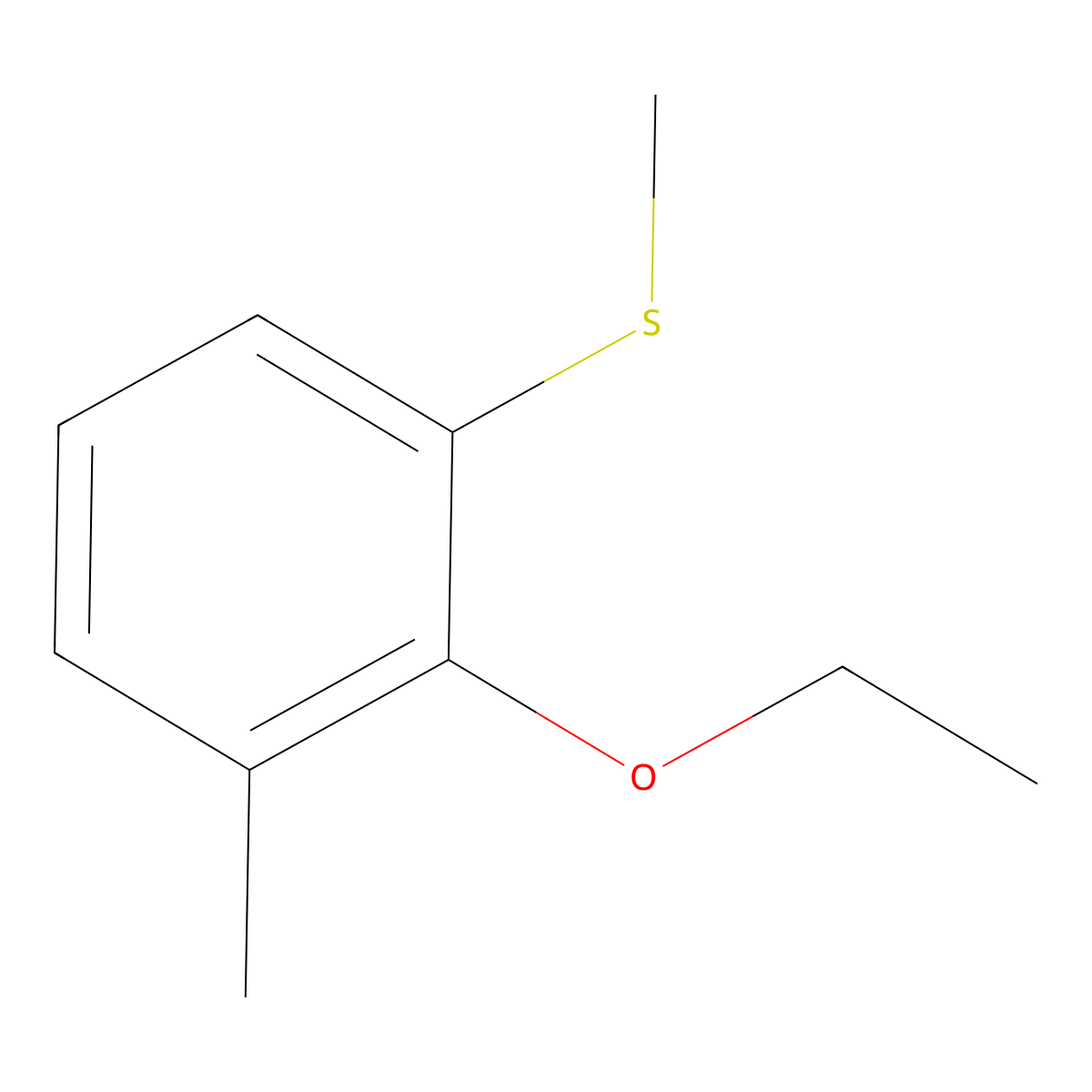 (2-Ethoxy-3-methylphenyl)(methyl)sulfane molecular structure, CAS 2918855-86-2