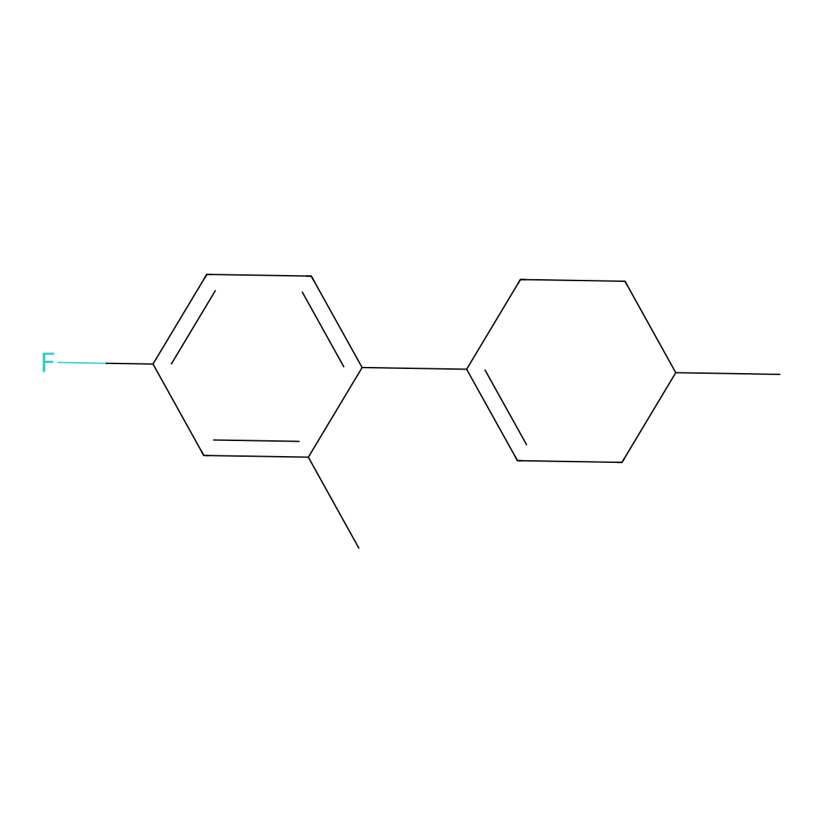 4'-Fluoro-2',4-dimethyl-2,3,4,5-tetrahydro-1,1'-biphenyl molecular structure, CAS 2918857-23-3