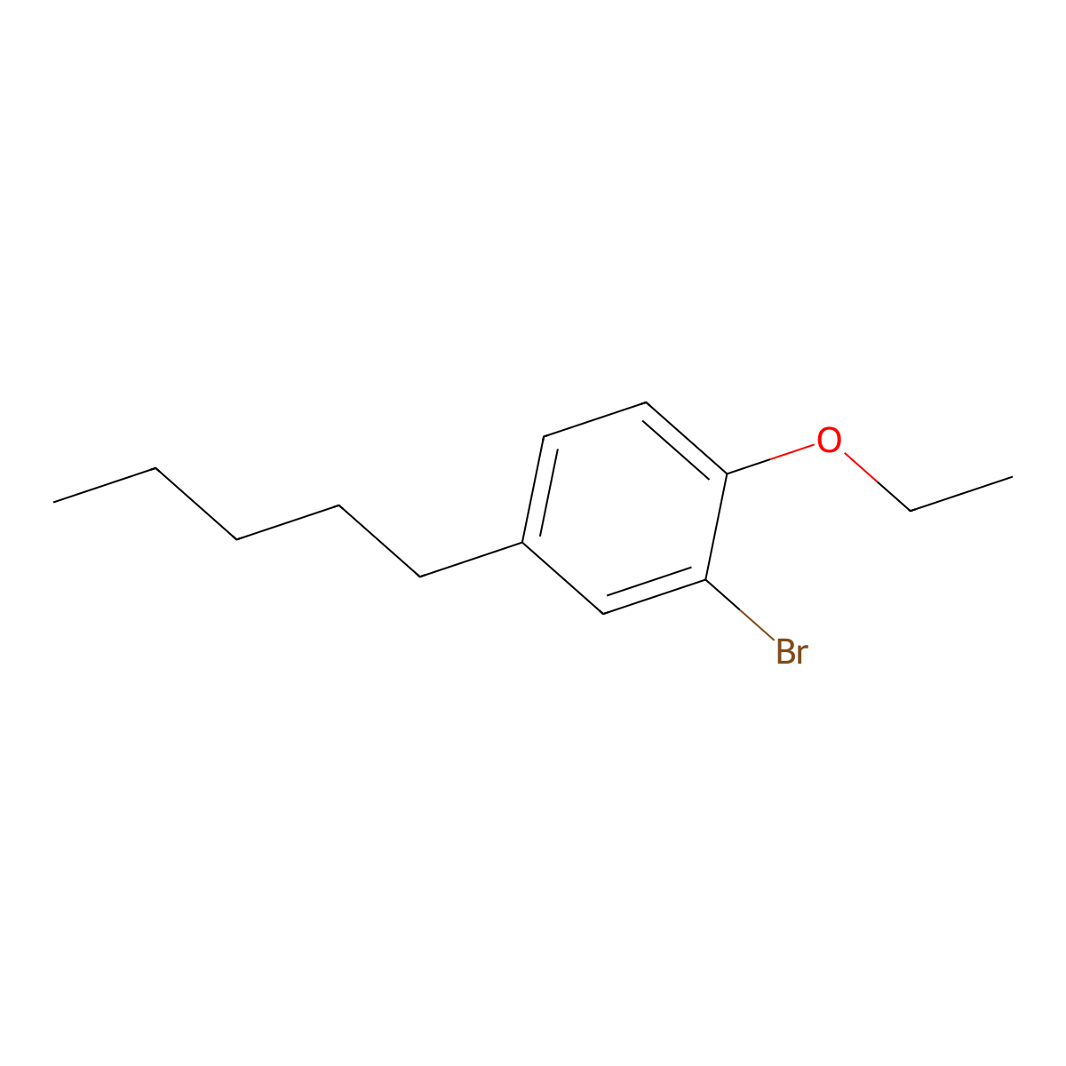 2-Bromo-1-ethoxy-4-pentylbenZene molecular structure, CAS 2918857-45-9