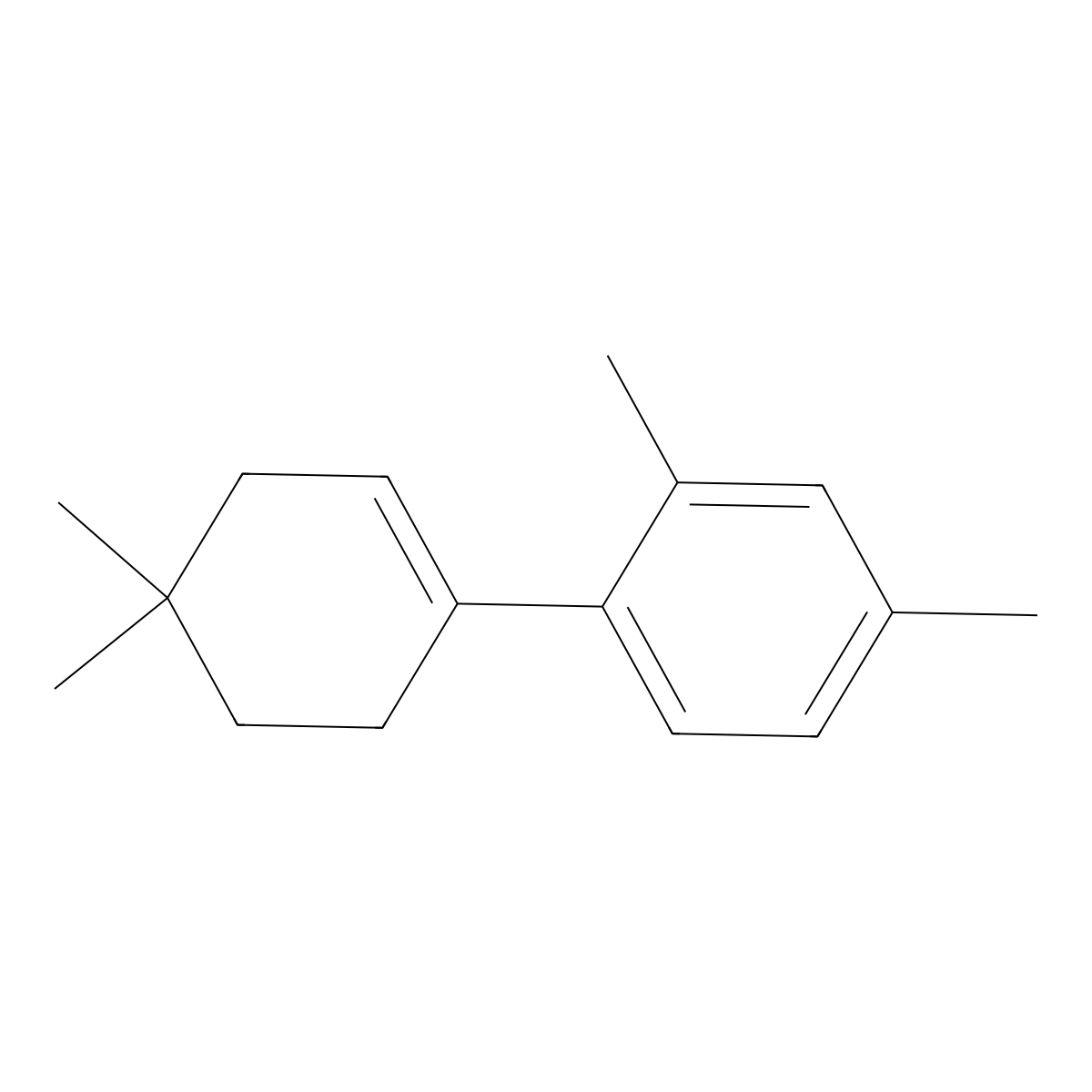 2',4,4,4'-Tetramethyl-2,3,4,5-tetrahydro-1,1'-biphenyl molecular structure, CAS 2918857-73-3