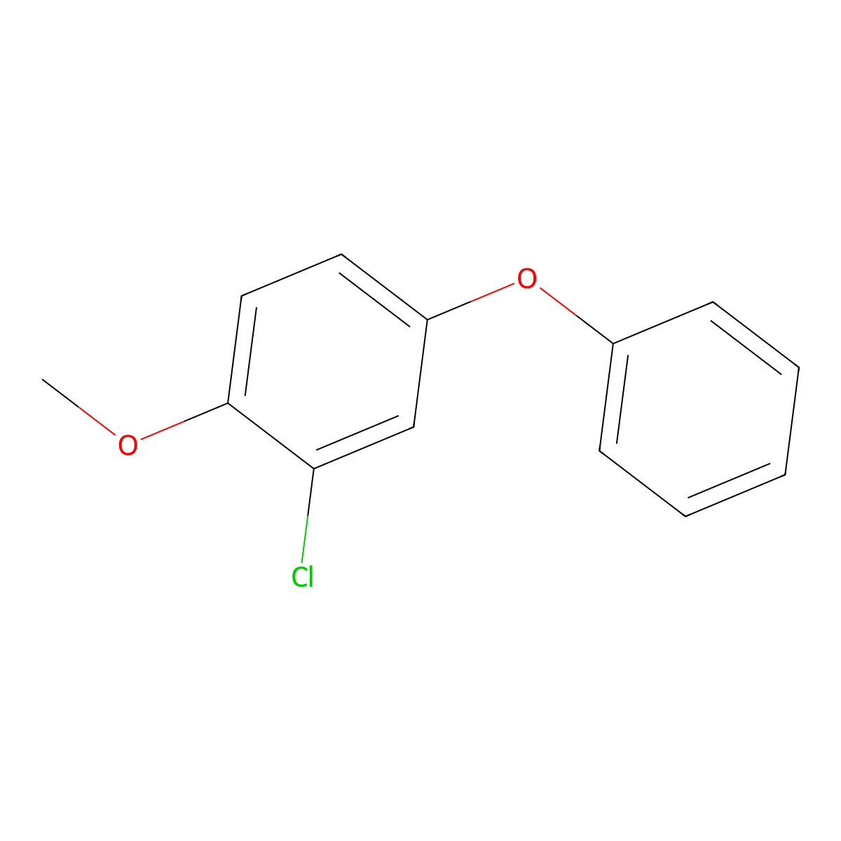 2-Chloro-1-methoxy-4-phenoxybenZene molecular structure, CAS 2918858-95-2