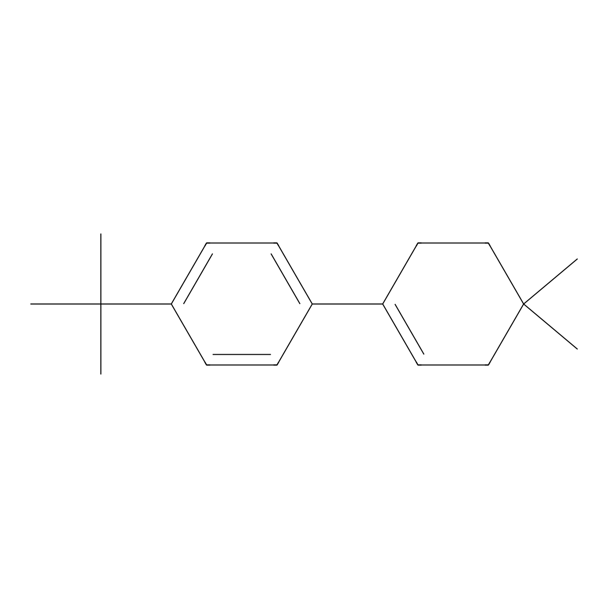 4'-(Tert-butyl)-4,4-dimethyl-2,3,4,5-tetrahydro-1,1'-biphenyl molecular structure, CAS 2918862-23-2