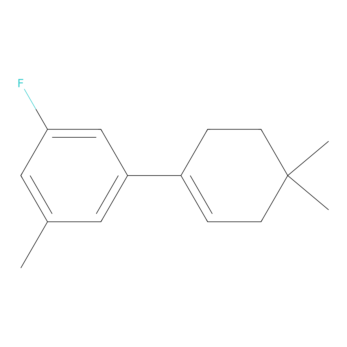 3'-Fluoro-4,4,5'-trimethyl-2,3,4,5-tetrahydro-1,1'-biphenyl molecular structure, CAS 2918862-28-7