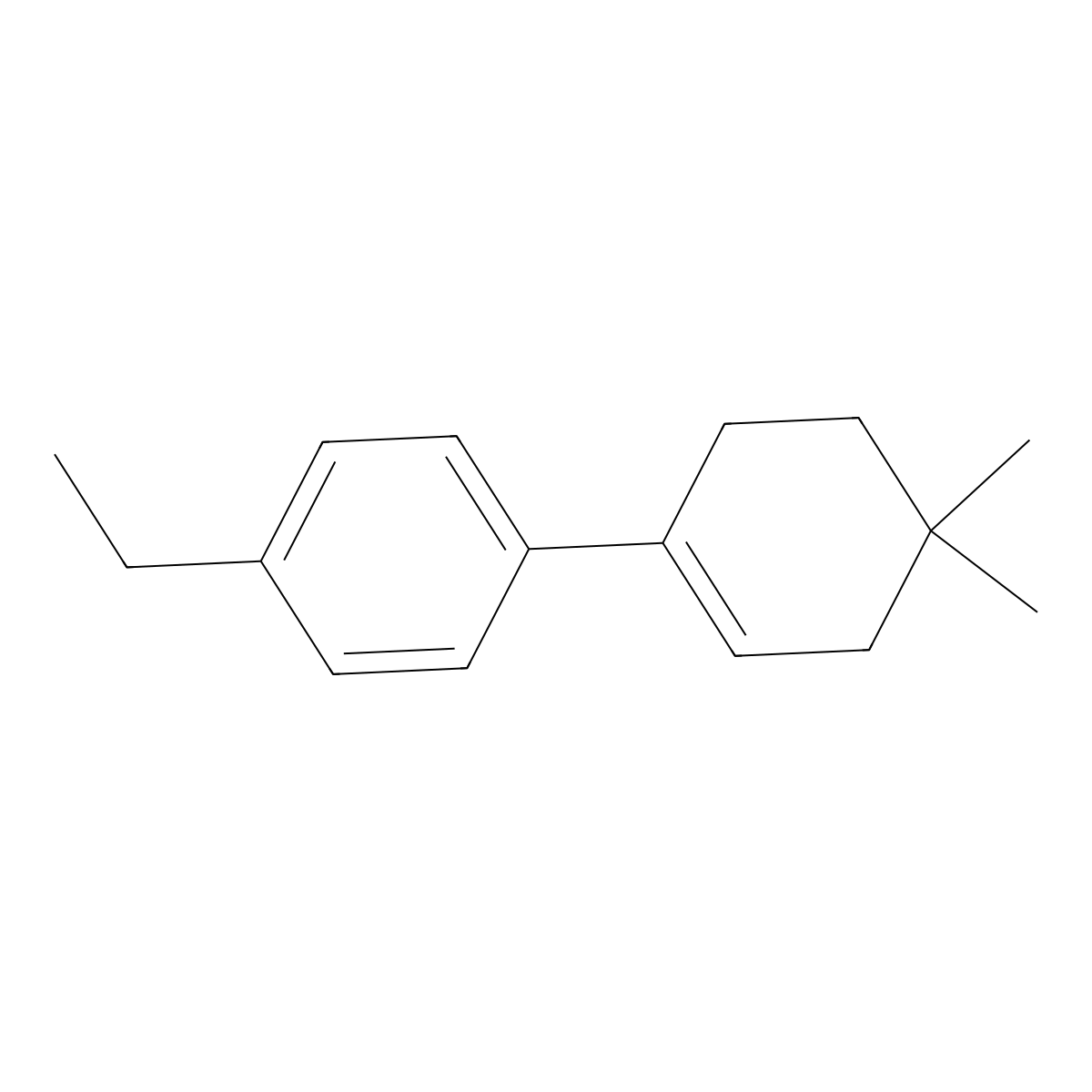 4'-Ethyl-4,4-dimethyl-2,3,4,5-tetrahydro-1,1'-biphenyl molecular structure, CAS 2918862-40-3