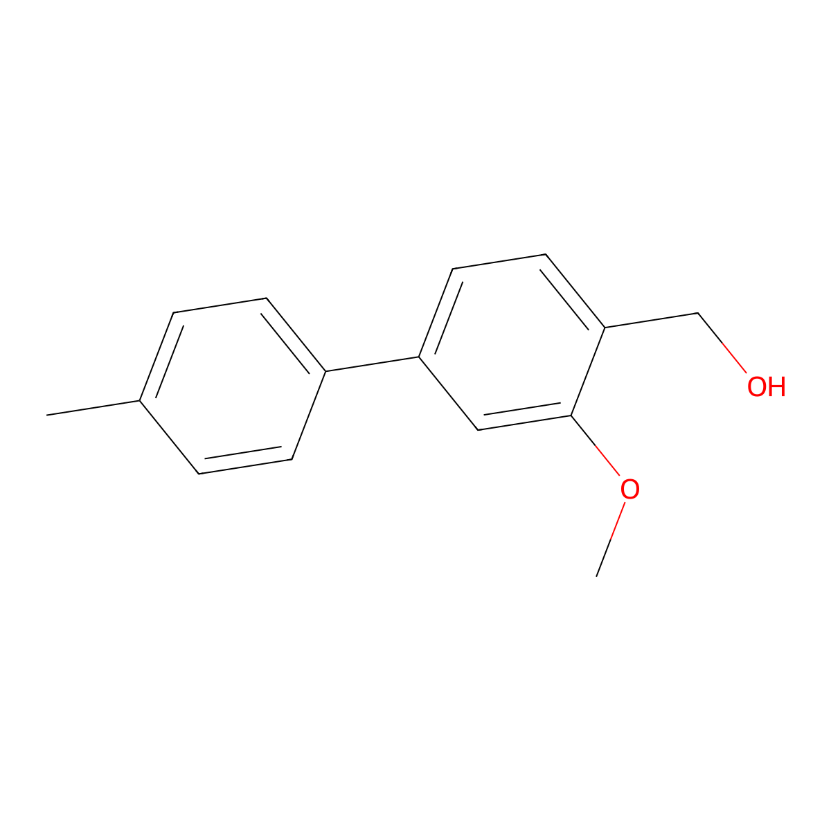 (3-Methoxy-4'-methyl-[1,1'-biphenyl]-4-yl)methanol molecular structure, CAS 2918863-86-0